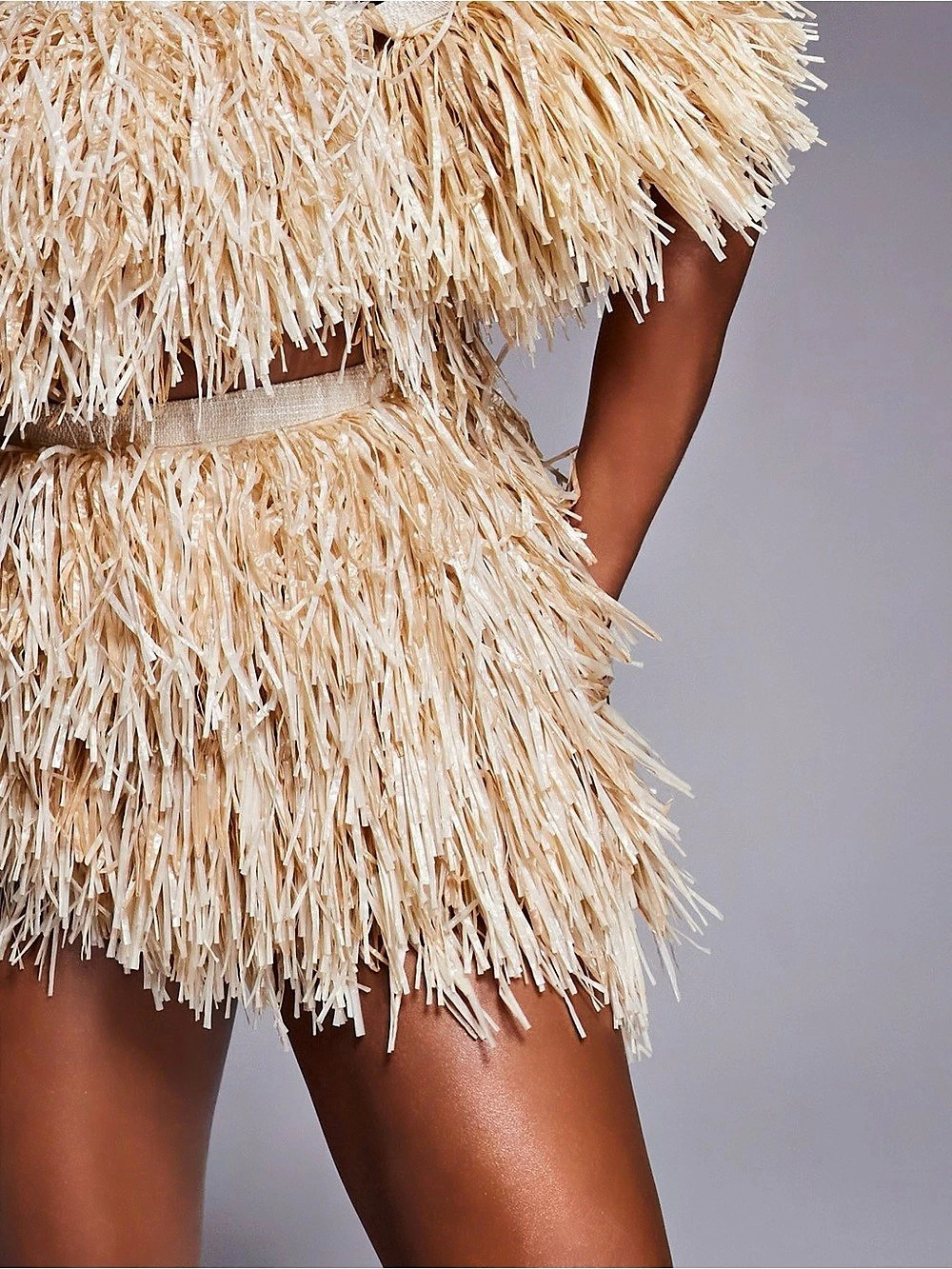 ASOS Raffia Skirt - Picture 2 of 3